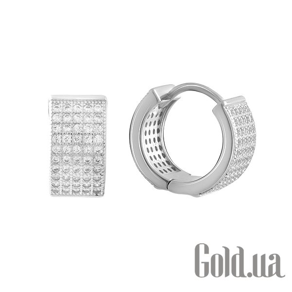 

Серьги Fresh Jewelry, Серебряные серьги с куб. циркониями