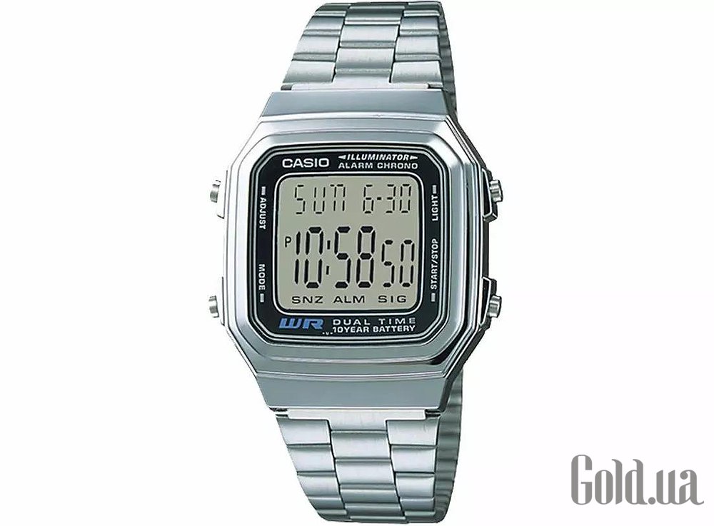 Casio Мужские часы A178WA-1A A178WA-1A