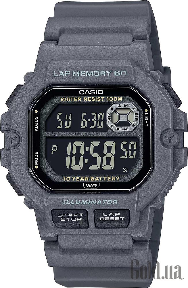 Casio Мужские часы WS-1400H-8B WS-1400H-8B