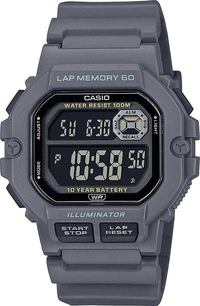 Casio Мужские часы WS-1400H-8B WS-1400H-8B