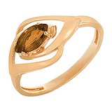 Женское золотое кольцо с раухтопазом, 1541696