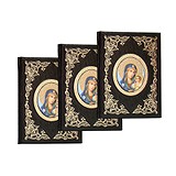 Чудотворные иконы серия из 3-х книг (темно-коричневый) Dn-368, 154432