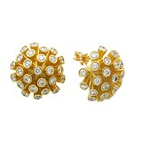Золоті сережки з діамантами, 1608512