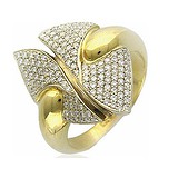 Женское золотое кольцо с бриллиантами, 1619520