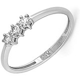 Kabarovsky Золотое обручальное кольцо с бриллиантами, 1647424