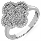 Женское серебряное кольцо с куб. циркониями, 1664576