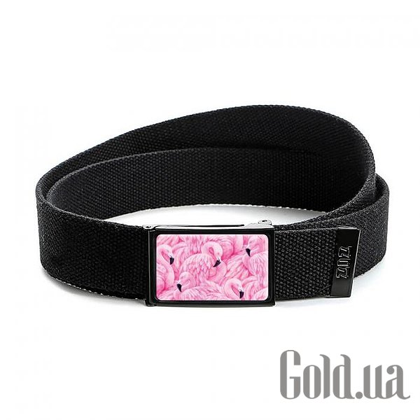 Ремень "Фламинго" (черный) 2904001