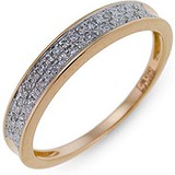 Золотое обручальное кольцо с бриллиантами, 1698112