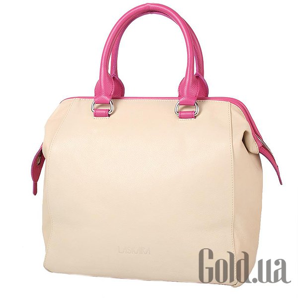

Сумки женские Laskara, Розовый;беж, Женская сумка LK-DS264-beige-raspbery