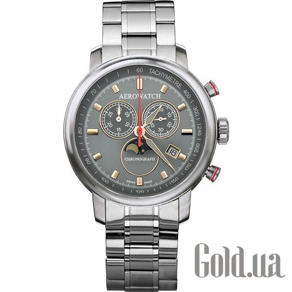Купить Aerowatch Мужские часы Renaissance Chronograph Moon-Phases 84936AA06M