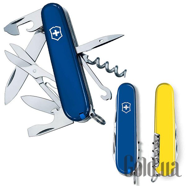 Ніж Victorinox Мультитул Climber Ukraine Vx13703.2.8