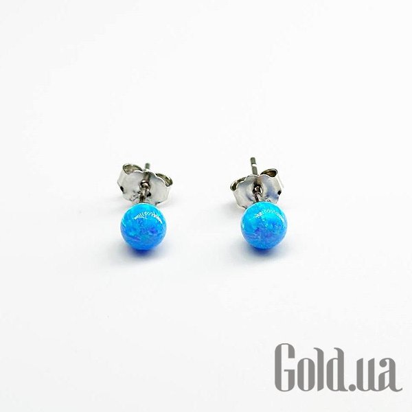 

Серьги-гвоздики Silvex925, Серебряные серьги с опалами