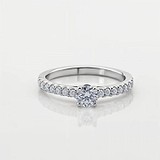 Золотое кольцо с бриллиантами, 1795392