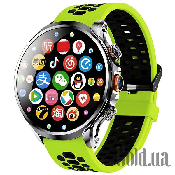 UWatch Смарт часы Smart Technology Venom Green с SIM-картой 3907 bt3907