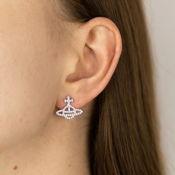 Серебряные серьги с куб. циркониями DIA3203237 – изображение 3