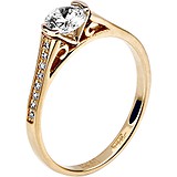 Золотое кольцо с бриллиантами, 1619521
