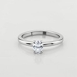 Золотое кольцо с бриллиантом, 1795393