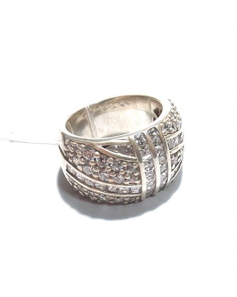 Thomas Sabo Женское серебряное кольцо с куб. циркониями TR1547-1-066