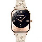 UWatch Смарт часы Smart Miami Beige Flower 3914