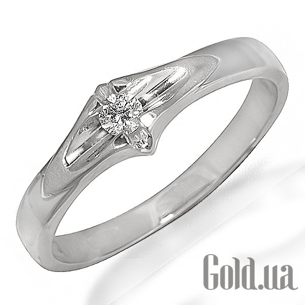 

Кольцо Soul Diamonds, Женское золотое кольцо с бриллиантом, 18