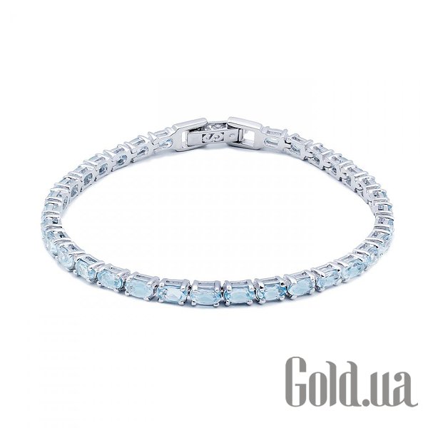 

Женские браслеты Lurie Jewelry, Женский серебряный браслет с топазами, 20