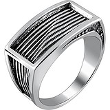 Женское серебряное кольцо с куб. циркониями, 1619010