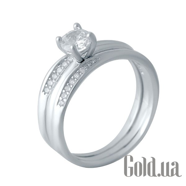 

Кольцо Fresh Jewelry, Серебряное кольцо с куб. циркониями, 17