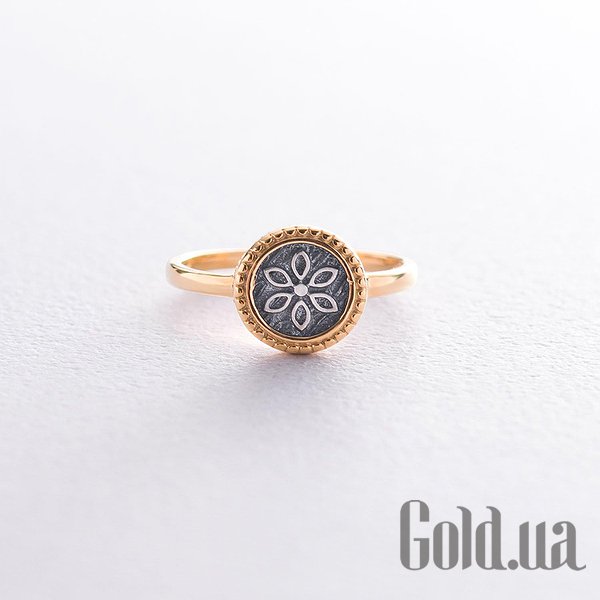 

Женские кольца Украина, Женское серебряное кольцо в позолоте, 19