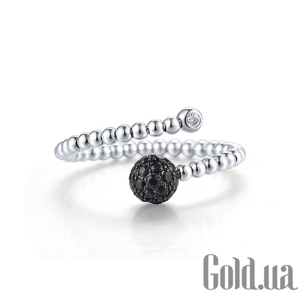

Кольцо Lurie Jewelry, Женское золотое кольцо с бриллиантом и сапфирами, 16.5
