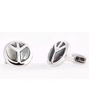 Misaki Запонки с перламутром Peace QCUGPEACEBL, 1797954