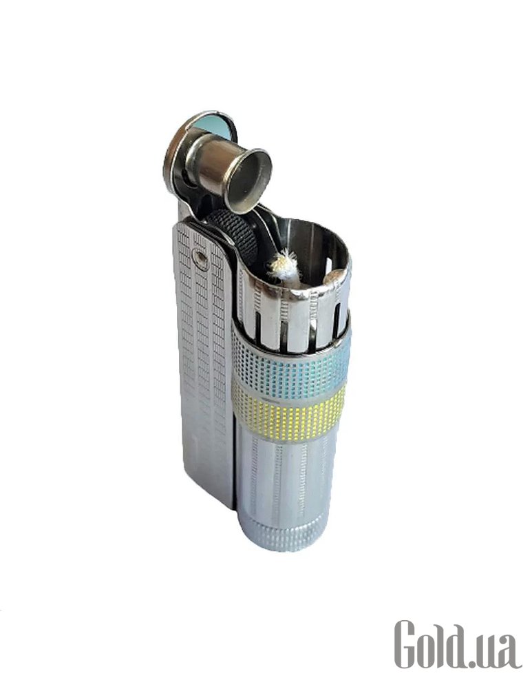 IMCO Зажигалка Super Triplex Oil chrome yellow-blue Two Tone IM1800083 IM1800083 – изображение 2