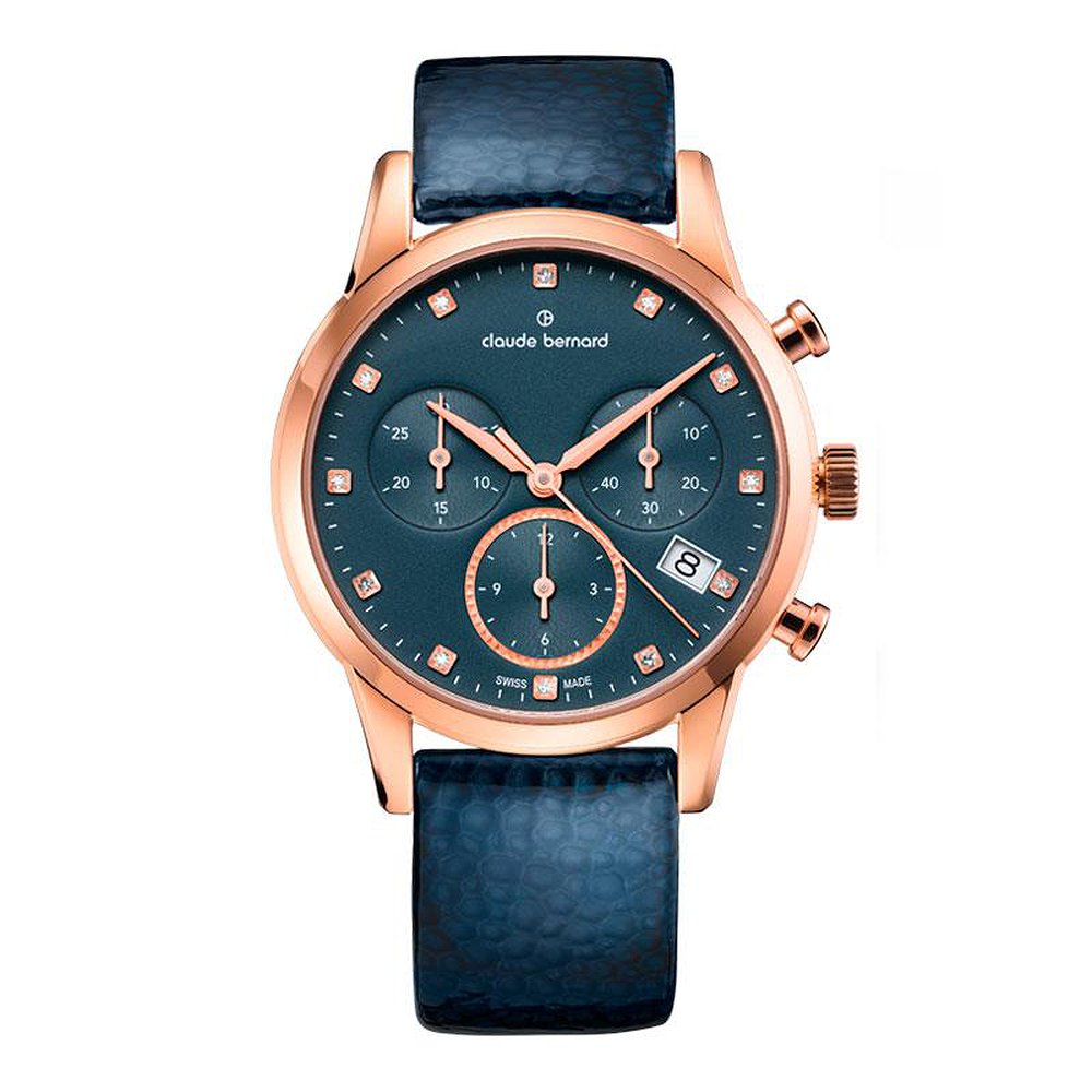 Claude Bernard Женские часы Sophisticated Classics Chronograph 10231 37R TAPR1