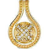 Золотой кулон с бриллиантами, 1554755