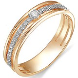 Золотое кольцо с бриллиантами, 1555779