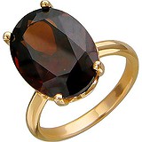 Женское золотое кольцо с синт. гранатом, 1615683