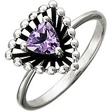 Женское серебряное кольцо с аметистом, 1618499