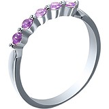 Женское серебряное кольцо с куб. циркониями, 1625411