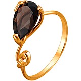 Женское золотое кольцо с раухтопазом, 1635907