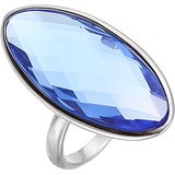 Женское серебряное кольцо с ювелирным стеклом, 1648451