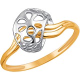 Женское золотое кольцо, 1651011