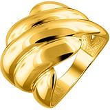 Женское серебряное кольцо в позолоте, 1671235
