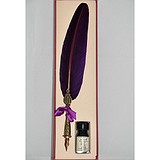 La Kaligrafica Набір для каліграфії: ручка пір'яна фіолетова + чорнило 2300, 1675331