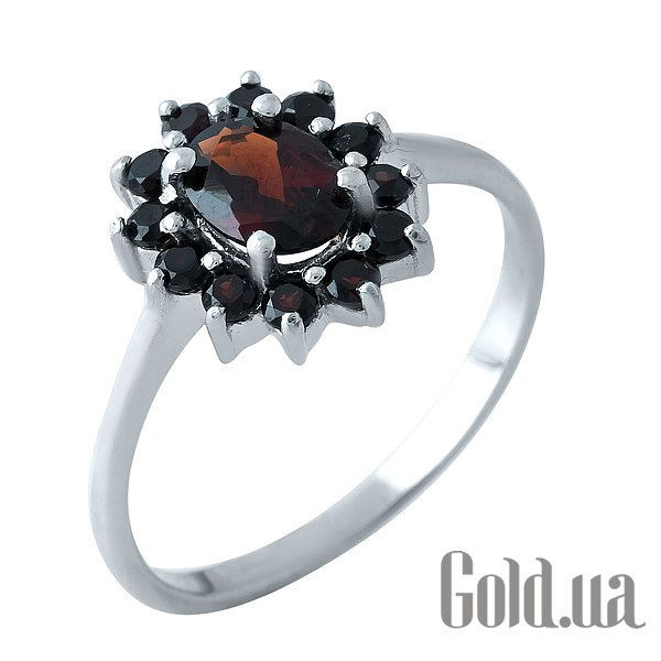 

Женские кольца Fresh Jewelry, Женское серебряное кольцо с гранатами, 18