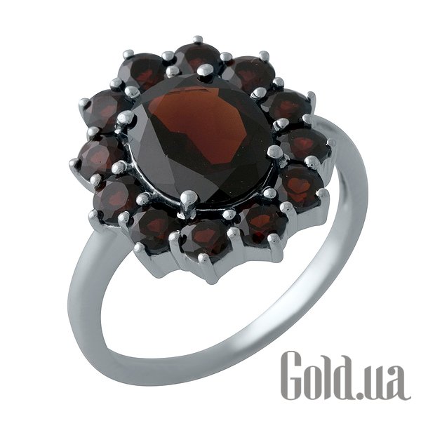 

Женские кольца Fresh Jewelry, Женское серебряное кольцо с гранатами, 18