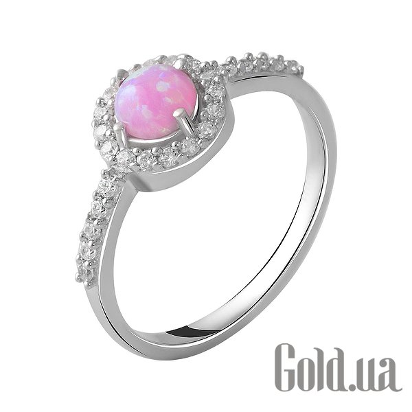 

Женские кольца Fresh Jewelry, Женское серебряное кольцо с куб. циркониями и опалом, 16