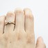 Золотое кольцо с куб. циркониями - фото 4