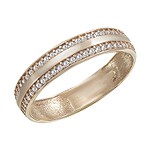 Золотое обручальное кольцо с куб. циркониями, 1752899