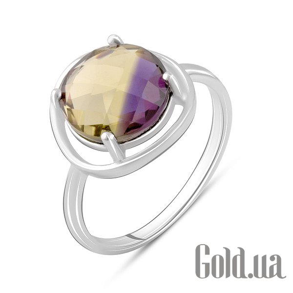 

Женские кольца Fresh Jewelry, Женское серебряное кольцо с синт. аметрином, 17
