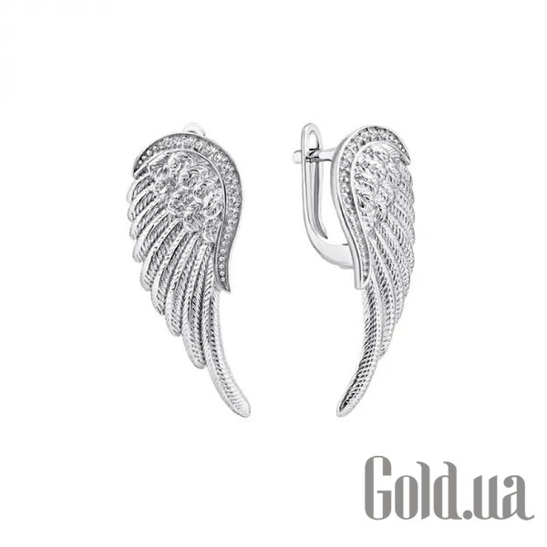 

Серьги Silvex925, Серебряные серьги с куб. циркониями