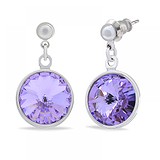 Сережки з кристалами Swarovski, 830019